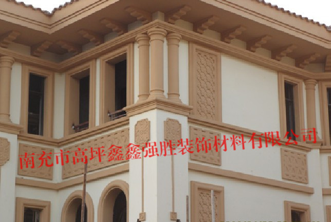 鑫鑫強(qiáng)勝石塑線(xiàn)條裝飾材料成功案例